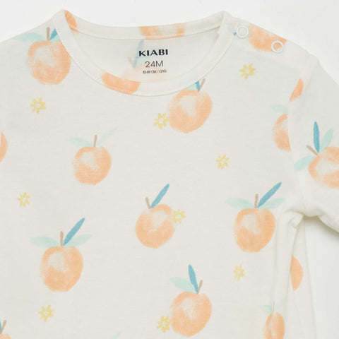 Pyjama short 2 pièces imprimé