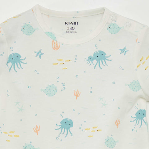 Pyjama short 2 pièces imprimé
