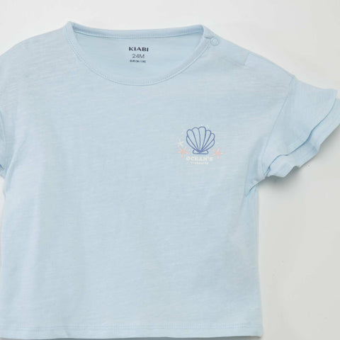 Ensemble pyjama short + t-shirt - 2 pièces