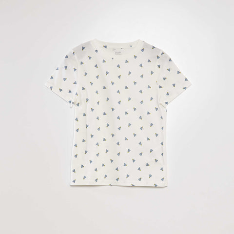 Blanc/bleu