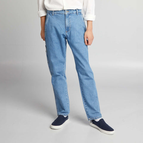 Pantalon denim droit