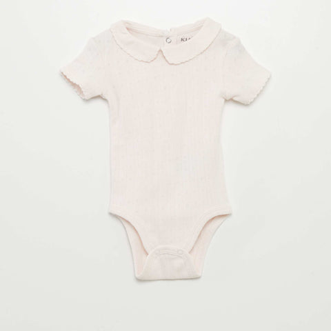 Lot de 2 bodies en maille pointelle