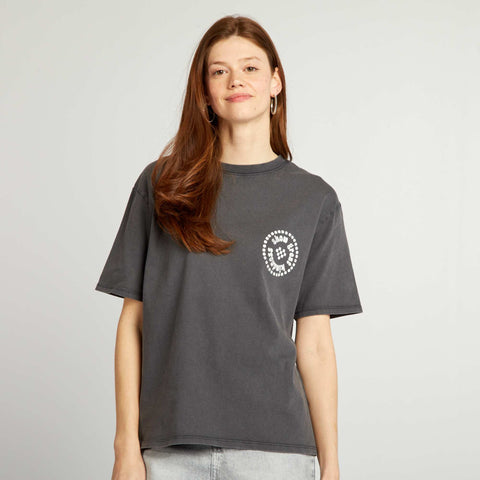 T-shirt ample imprimé