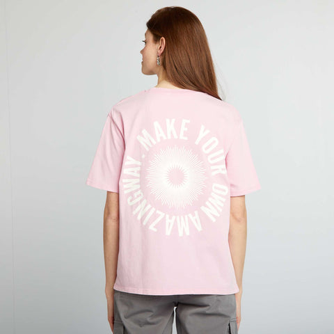 T-shirt ample imprimé