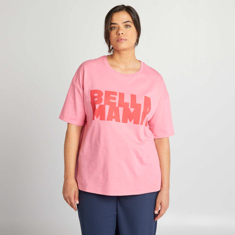 T-shirt 'famille' manches courtes