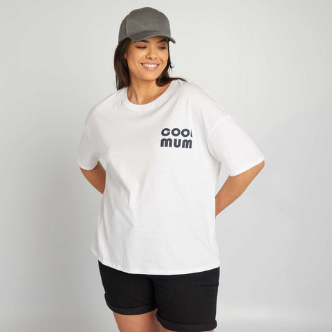 T-shirt 'famille' manches courtes