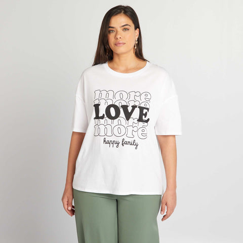 T-shirt 'famille' manches courtes