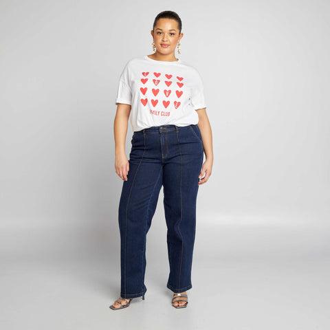 T-shirt 'famille' manches courtes