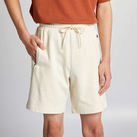 Short en molleton avec poches zippées