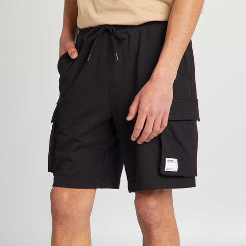 Short en coton multipoche