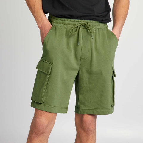 Short en coton multipoche