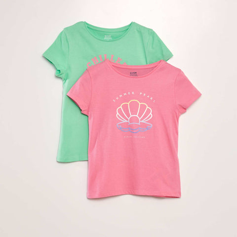 Rose/vert