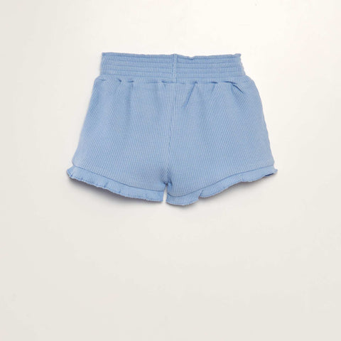 Short en nid d'abeilles