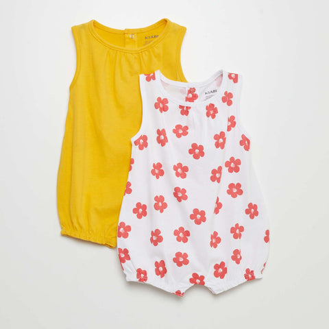 Blanc / jaune