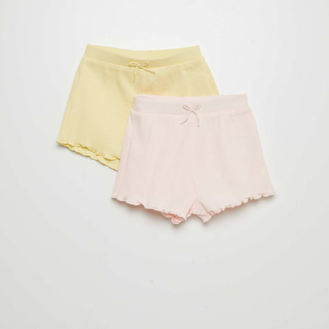 Jaune / rose pâle