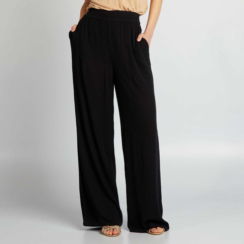 Pantalon large imprimé