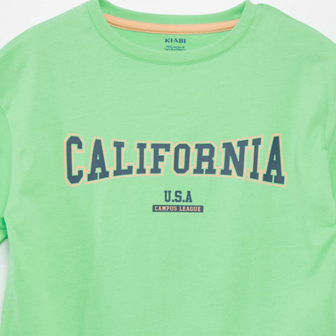 T-shirt imprimé manches courtes