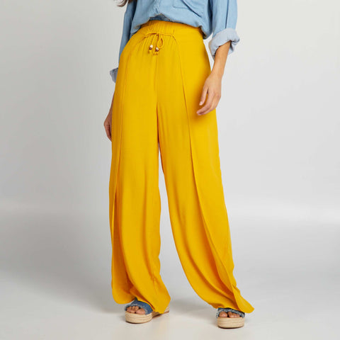 Pantalon large fluide