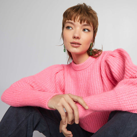 Pull en maille tricot