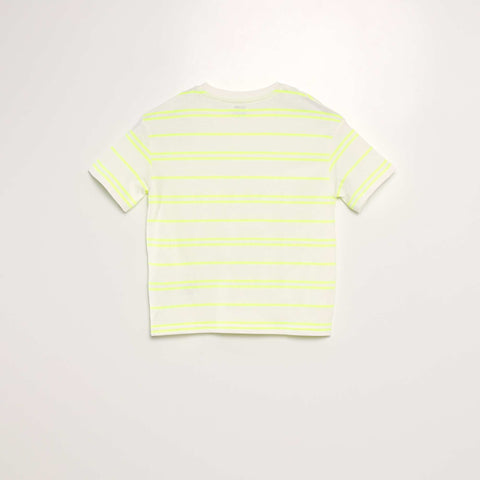 T-shirt à rayures en jersey