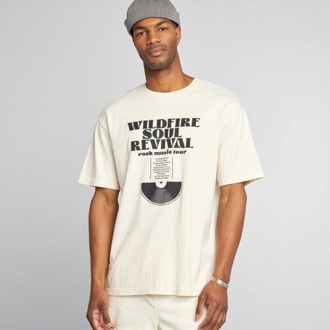 T-shirt style oversize à imprimé