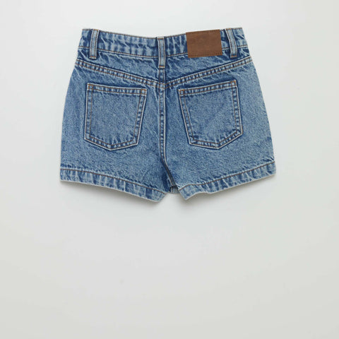 Jupe short en jean