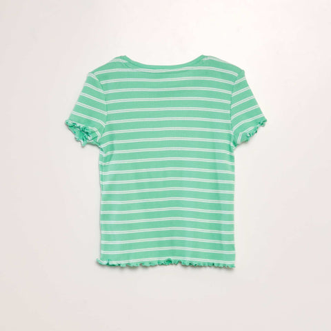 T-shirt manches courtes rayées