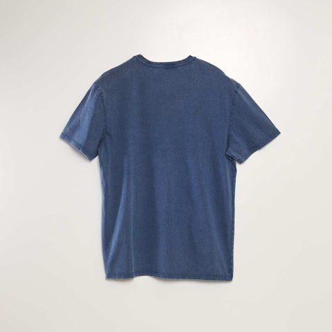 T-shirt en jersey effet délavé