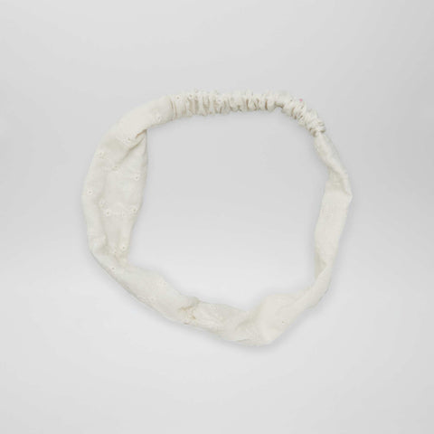 Bandeau croisé avec broderie