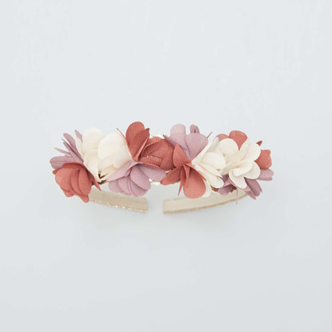 Serre-tête à fleurs et à paillettes
