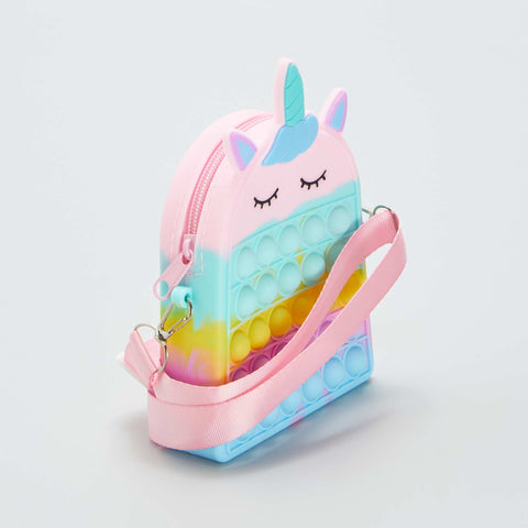 Sac en bandoulière 'pop-it' licorne