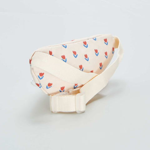 Sac banane en toile imprimée