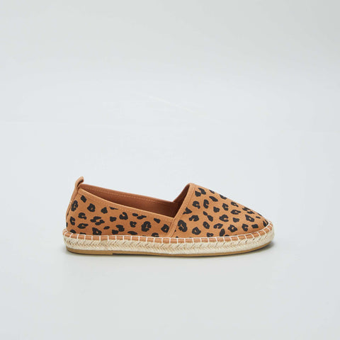 Espadrilles en toile cœurs