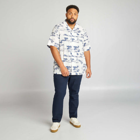 Chemise à manches courtes avec imprimé