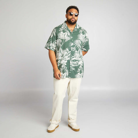 Chemise à manches courtes avec imprimé