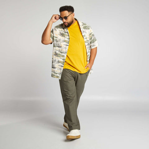 Chemise à manches courtes avec imprimé