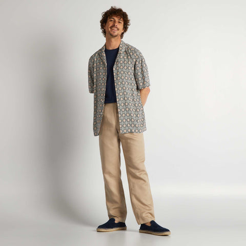 Pantalon chino en lin