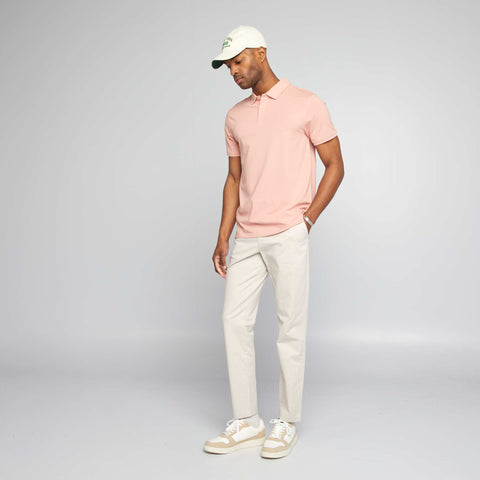 Pantalon chino à ceinture élastiquée