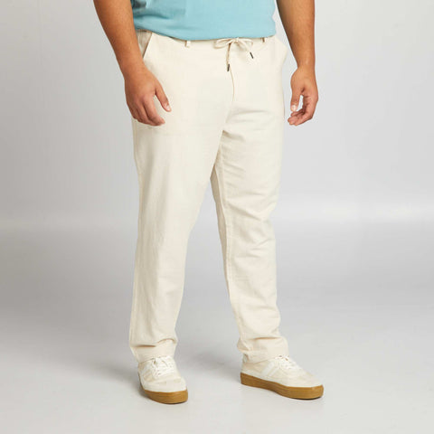Pantalon chino à coupe slim