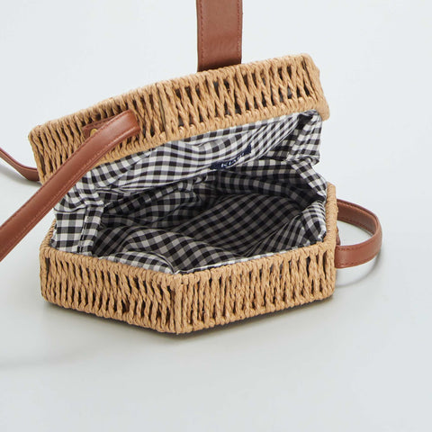 Sac panier forme hexagonale