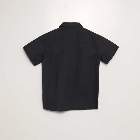 Chemise à manches courtes en lin