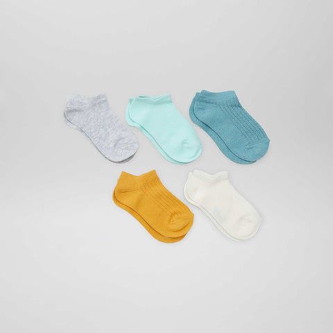 Lot de 5 chaussettes invisibles