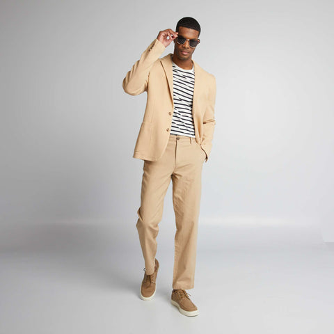 Blazer en maille piquée