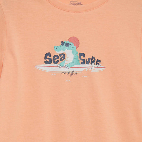 T-shirt en jersey 'surf' n