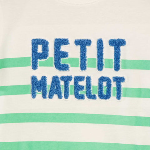 T-shirt animé en maille bouclette