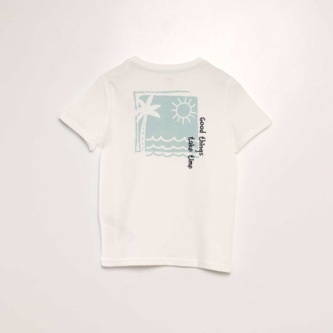 T-shirt imprimé à messages
