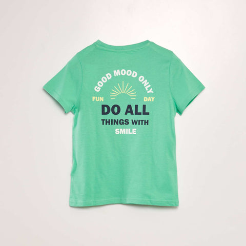 T-shirt imprimé à messages