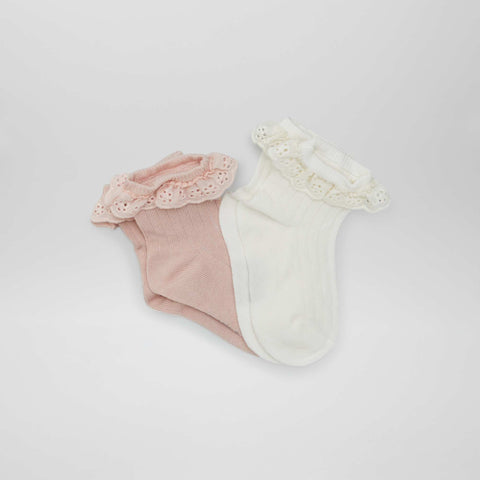 Rose/crème