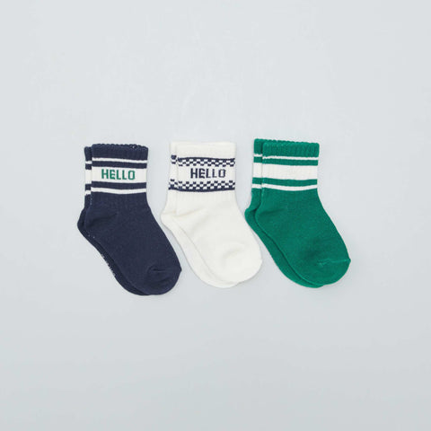 Lot de 3 paires de chaussettes