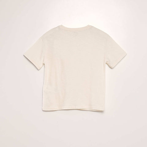 T-shirt col tunisien